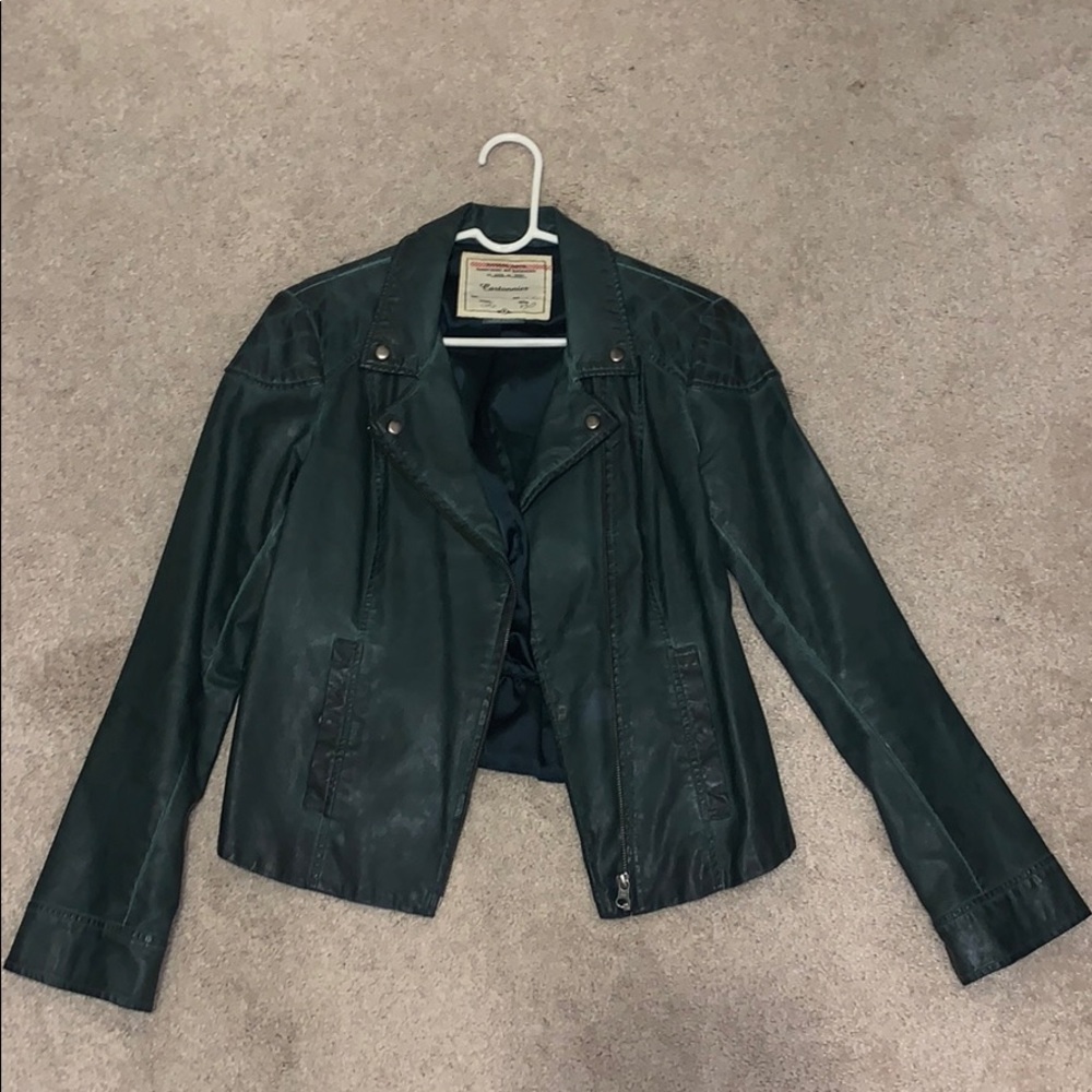 Green Leather Jacket